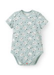 BABY迪士尼Q彈棉質包屁衣-點點貓狗