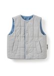 BABY壓紋雙面穿鋪棉背心