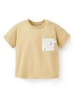BABY拼貼口袋寬鬆上衣