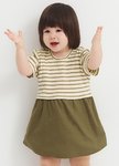 BABY 假兩件剪接洋裝