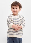 BABY條紋粗針織毛衣