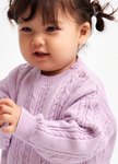 BABY麻花針織毛衣