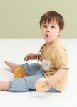 BABY涼爽牛仔束口褲