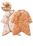新生兒Q彈棉質蝴蝶衣(2入)-玩具總動員