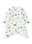 新生兒Q彈棉質蝴蝶衣(2入)-線條恐龍