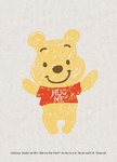 新生兒Q彈棉質長袖包屁衣-手繪小熊維尼