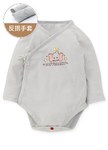 新生兒迪士尼Q彈棉質長袖包屁衣-小飛象