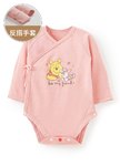 新生兒迪士尼蓄熱保溫長袖包屁衣-維尼與小豬