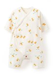 新生兒 短袖連身包屁衣-小雞