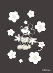迪士尼普普花米奇長版孕哺上衣