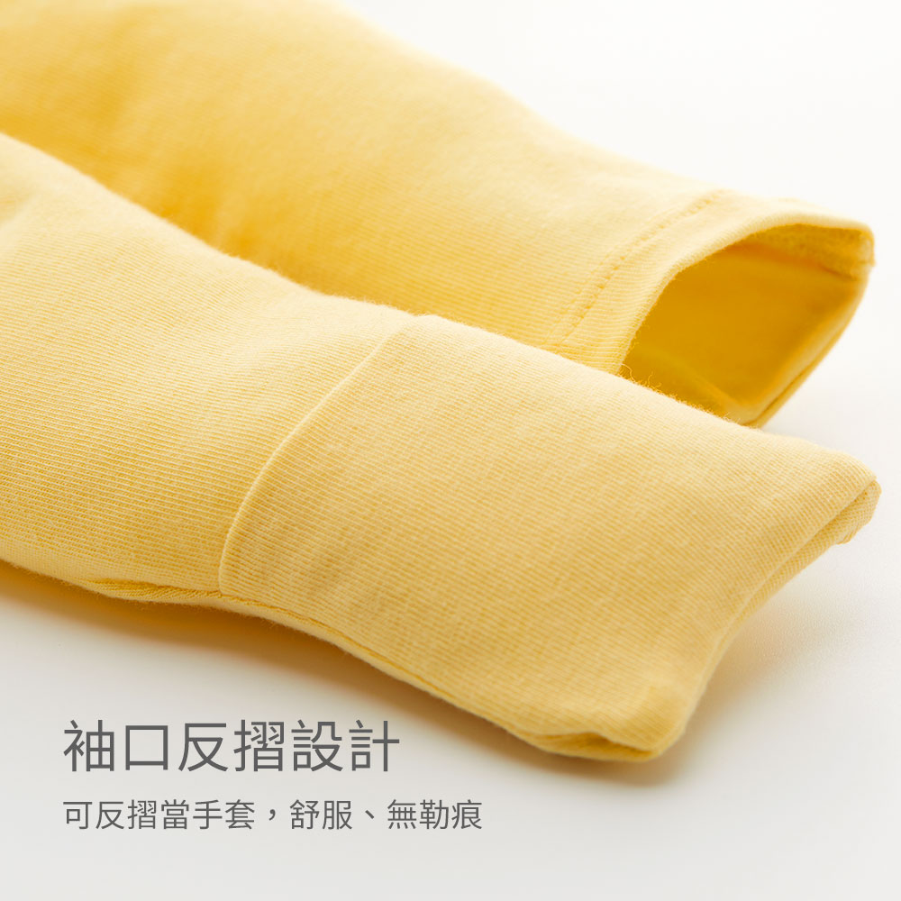 新生兒 迪士尼Q彈棉質長袖包屁衣-維尼 新生兒 迪士尼Q彈棉質長袖包屁衣-維尼