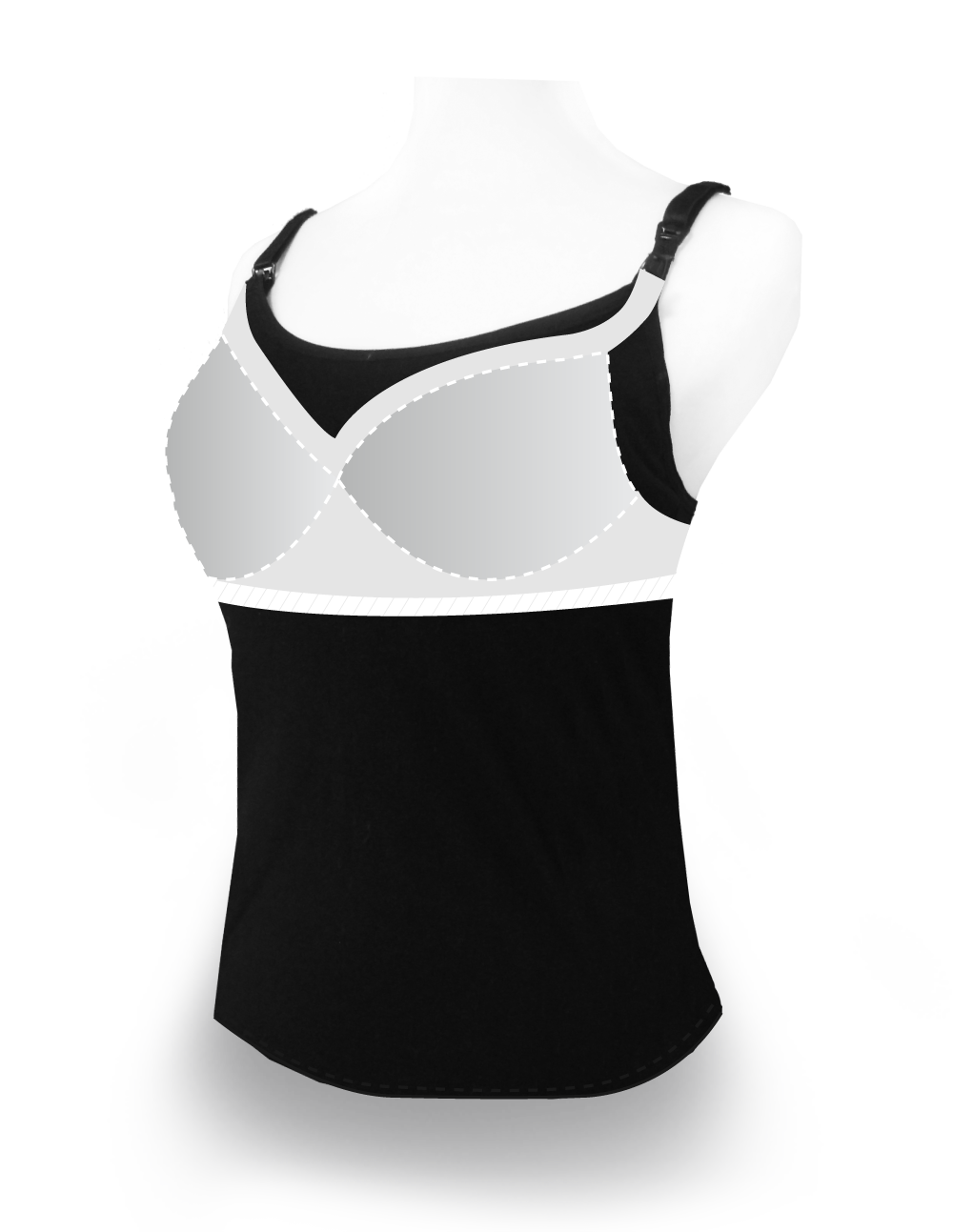 Bra Top 孕哺2用Bra Top細肩帶 Bra Top 孕哺2用Bra Top細肩帶