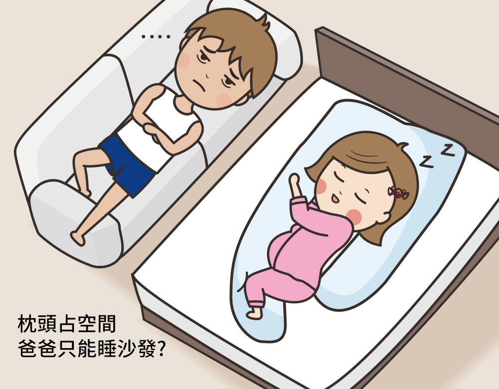 多功能哺乳枕，解決枕頭佔空間問題