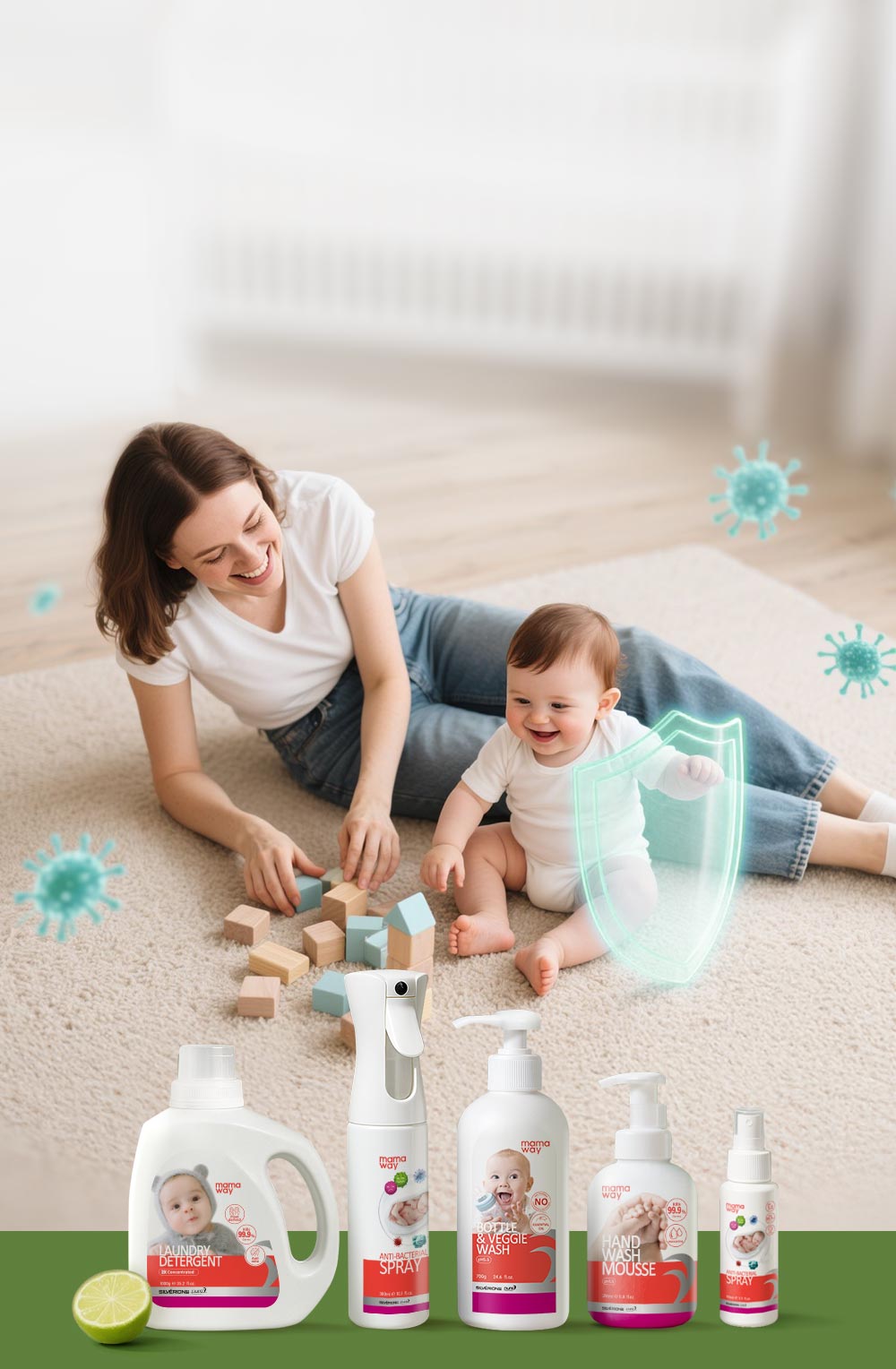 mamaway抗菌防蟎洗衣精