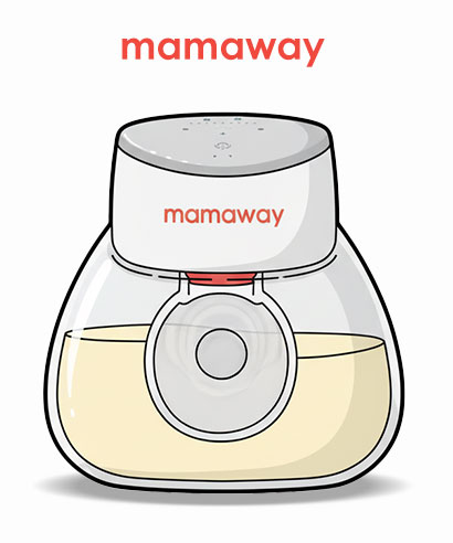 Mamaway iLatch 飯糰奶碗 6oz 大容量設計,吸乳不中斷,適合奶量較多或需要完整集乳的媽媽