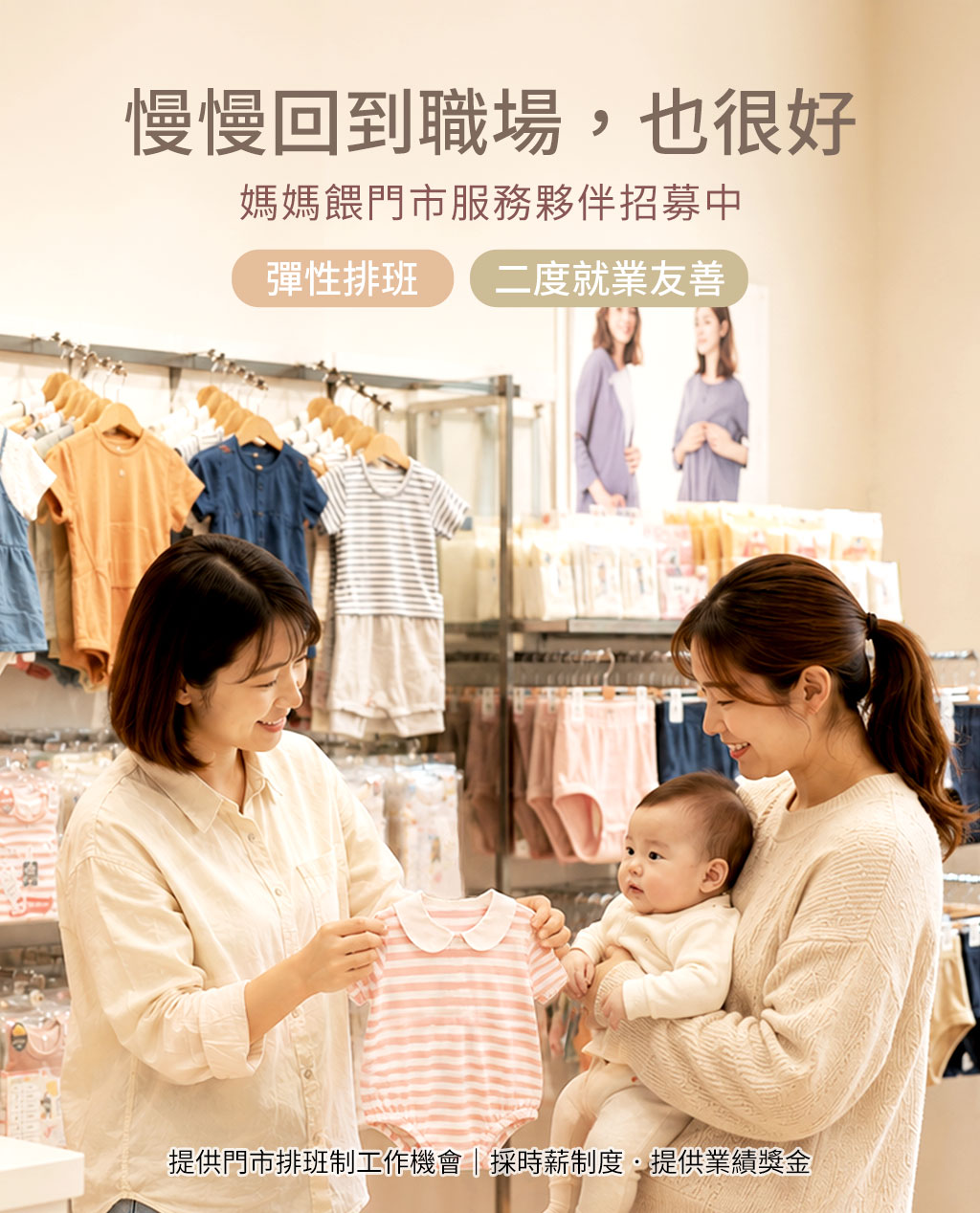媽媽餵 mamaway 二度就業友善招募