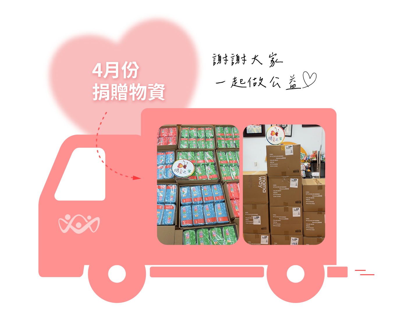4月捐贈收據