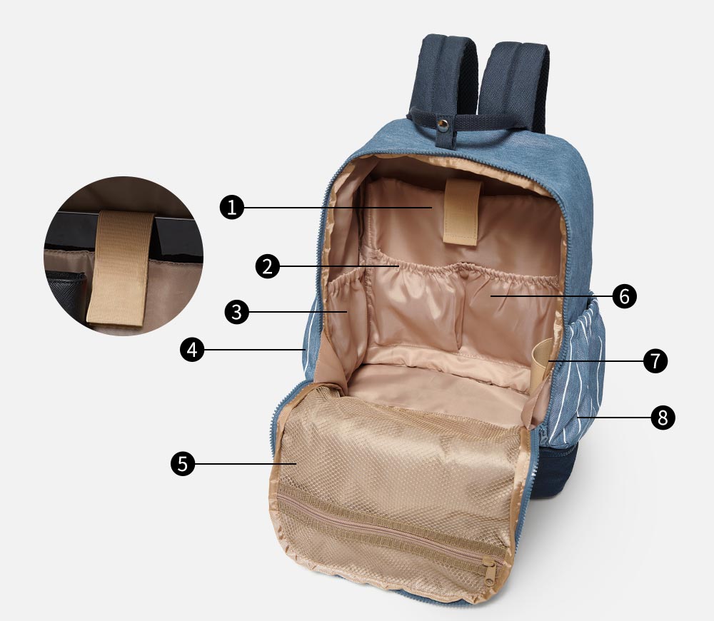 大容量防水媽媽包-迪士尼三眼怪