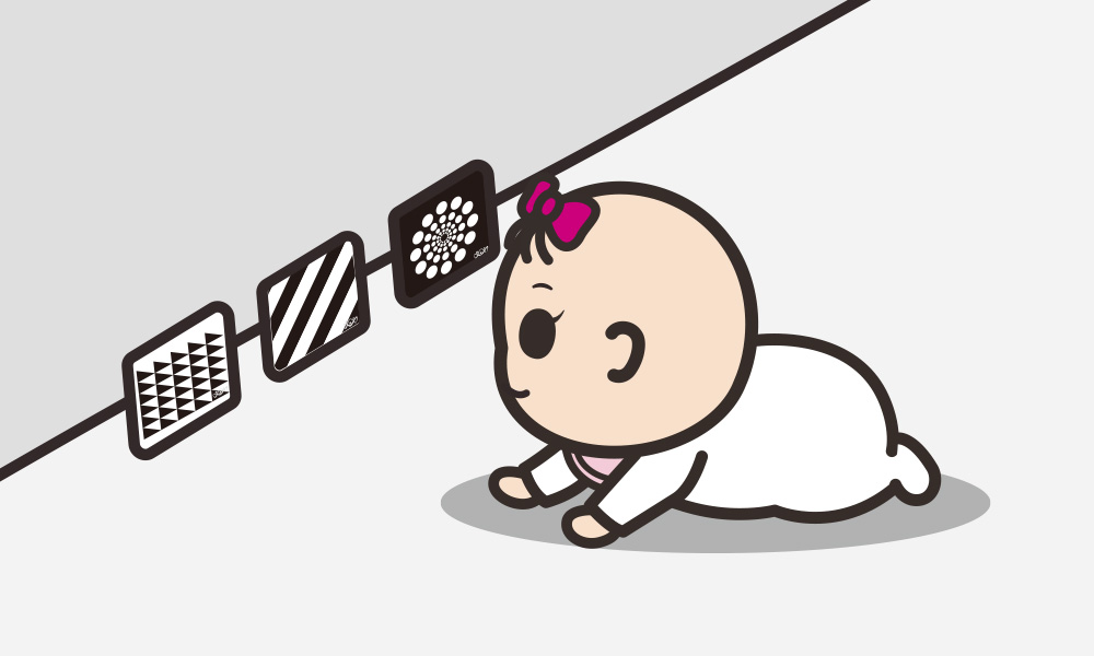 mamaway寶寶黑白視覺圖卡 