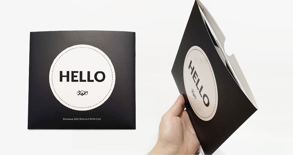 mamaway寶寶黑白視覺圖卡