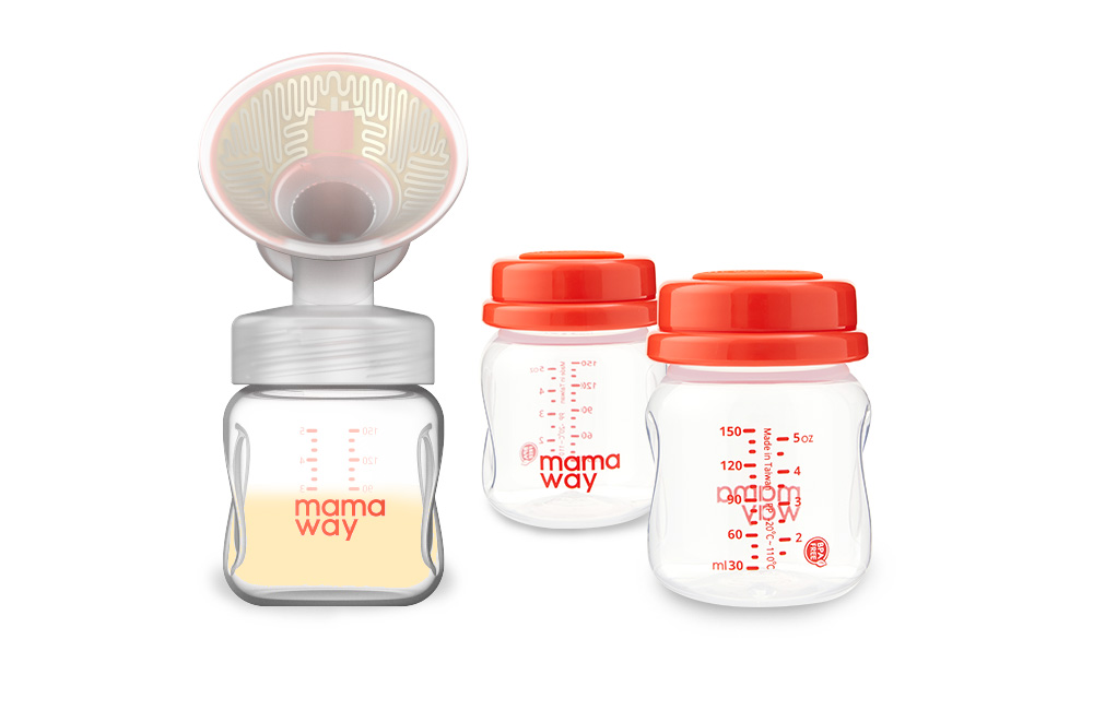 150ml PP 寬口徑儲乳瓶(簡易包)