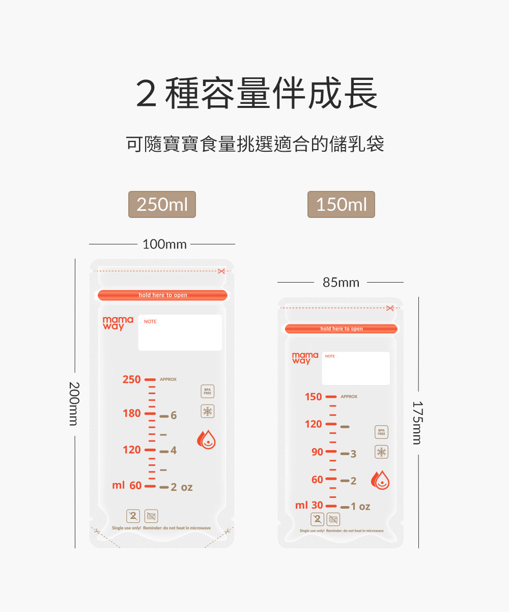Mamaway 母乳冷凍袋