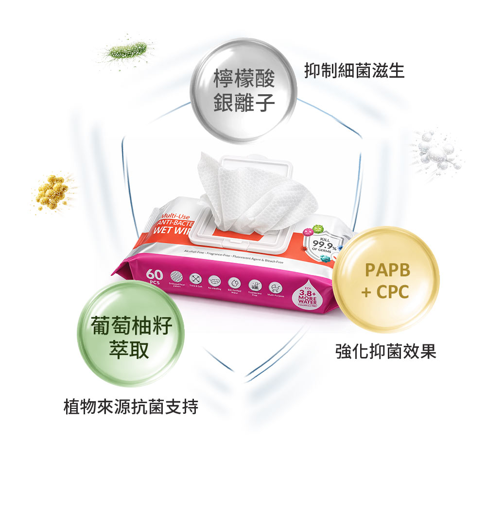 mamaway 抗菌濕巾