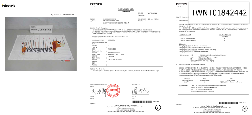 紡織品合格檢驗