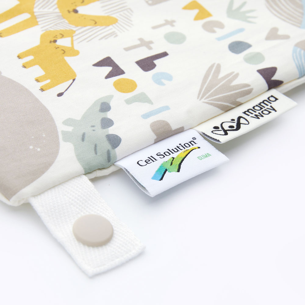 睡袋組-安撫涼被(調溫/抗菌)-親子動物園