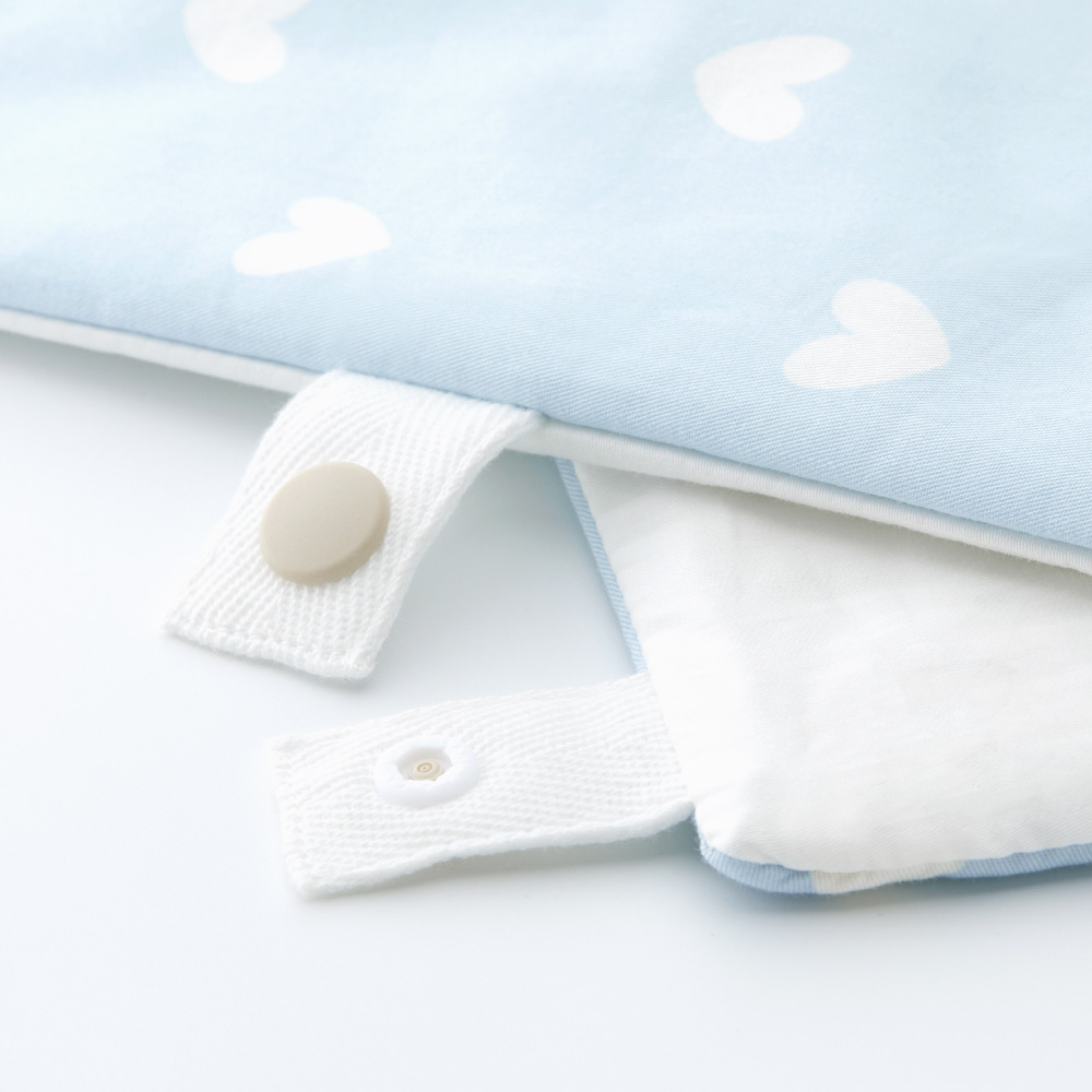 睡袋組-安撫涼被(調溫/抗菌)-愛心