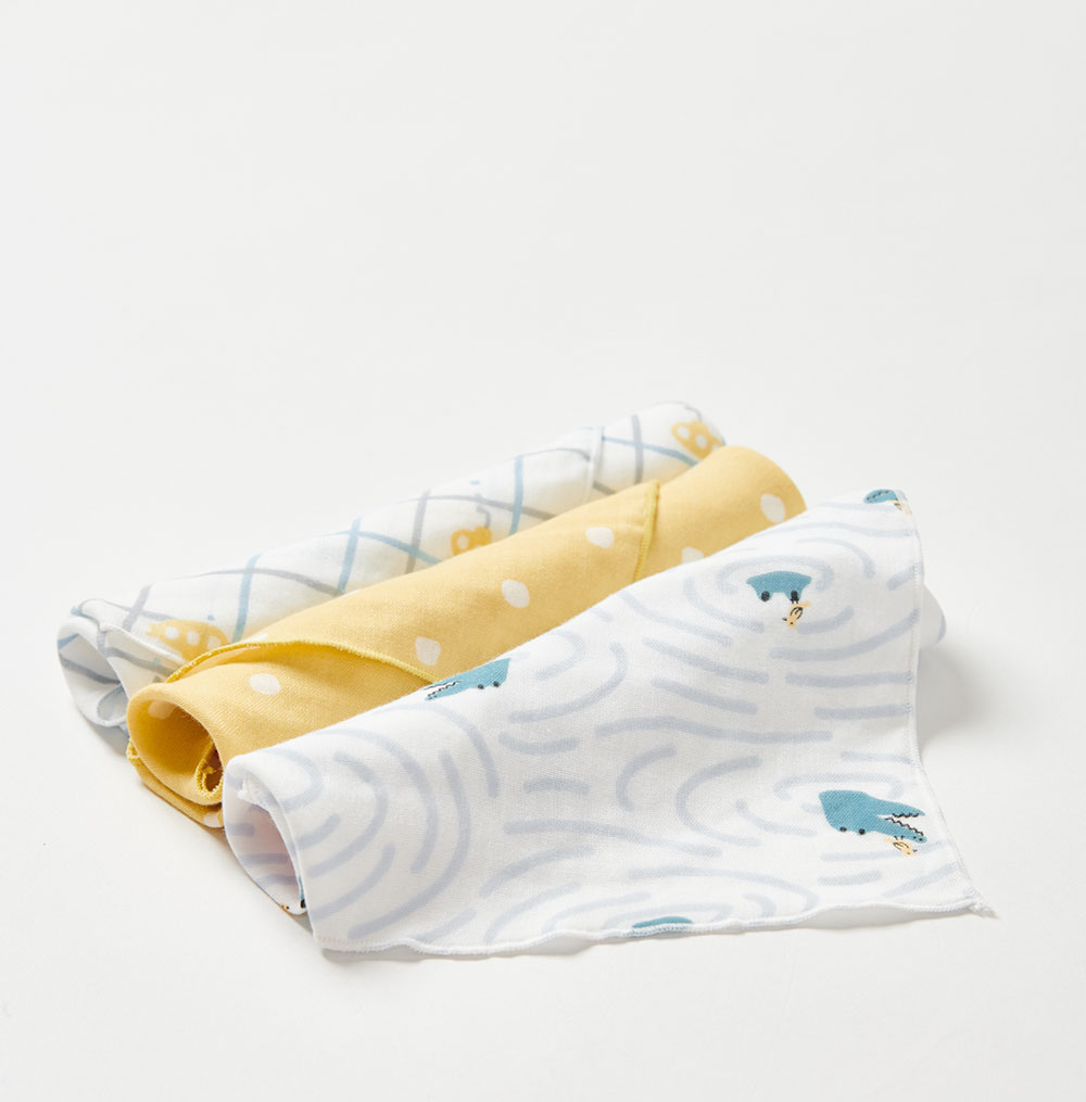 純棉3層紗洗澡巾