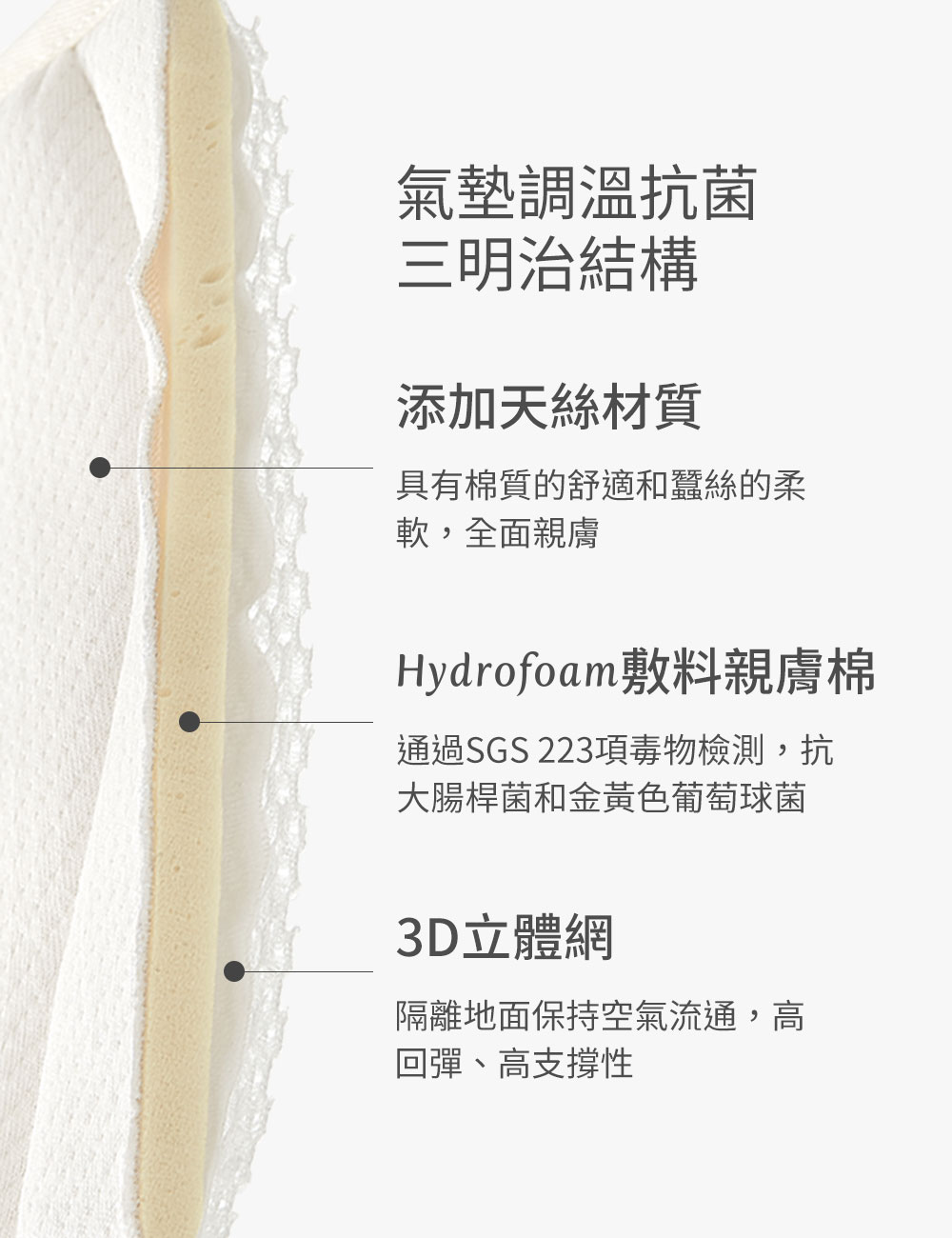 氣墊調溫抗菌 推車汽座通用坐墊