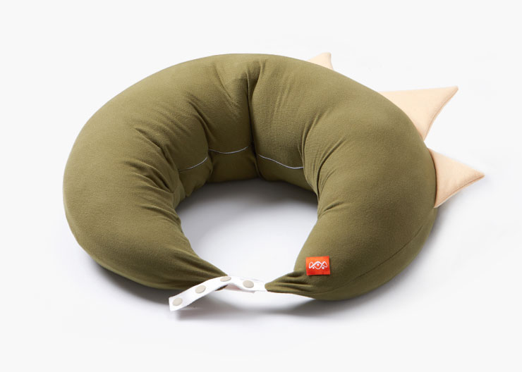 恐龍造型月亮枕套 