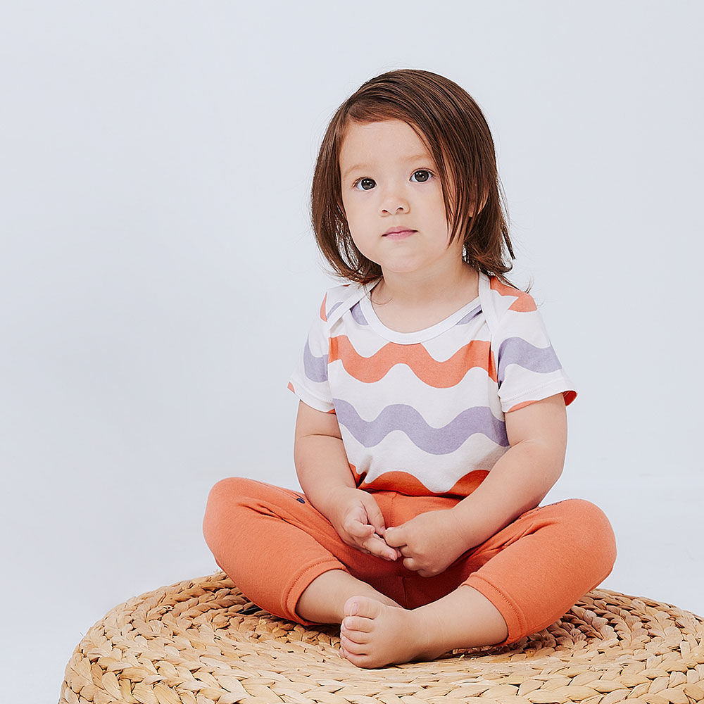 BABY Q彈純棉包屁衣(2入)-點點/水波紋 BABY Q彈純棉包屁衣(2入)-點點/水波紋
