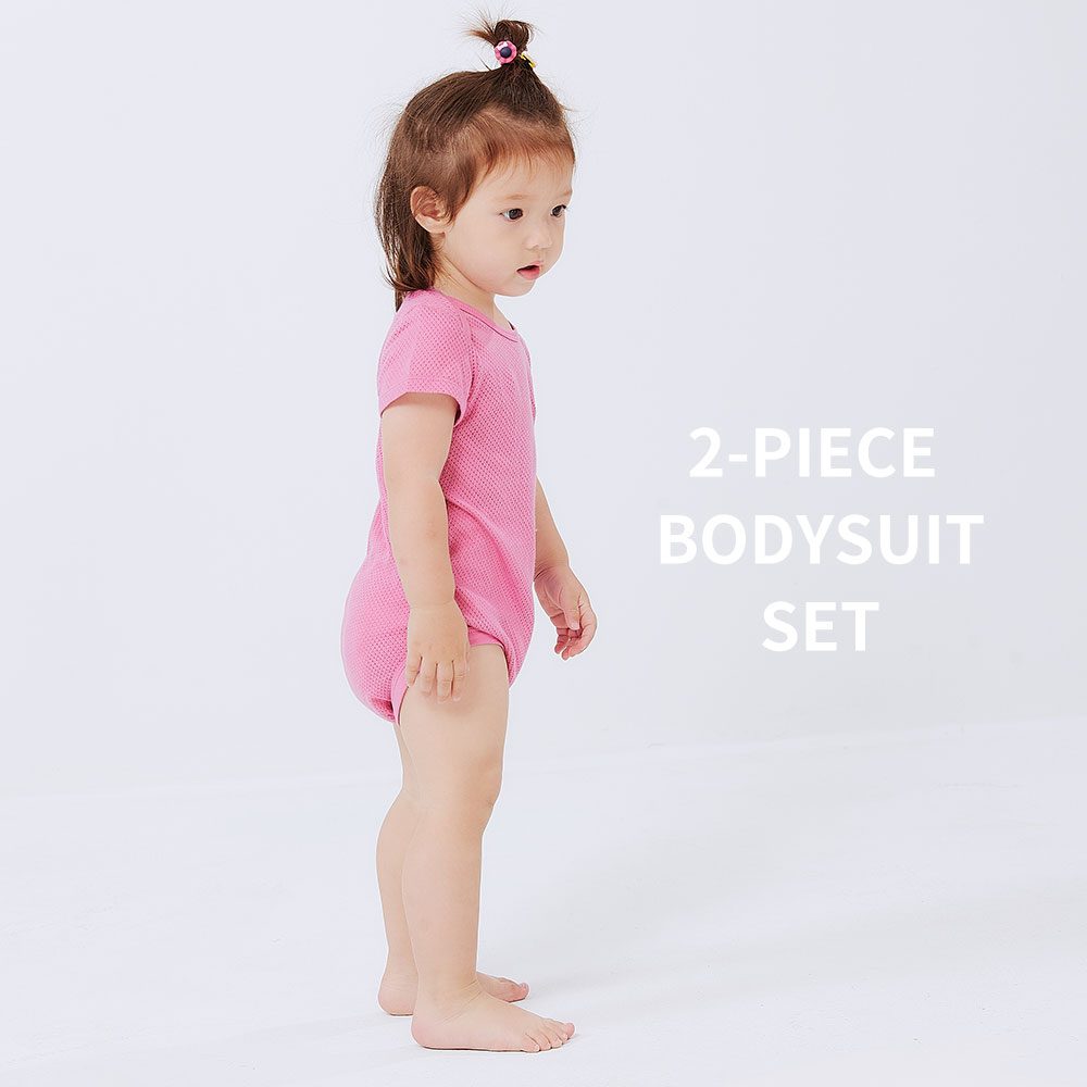 BABY 純棉網眼包屁衣(2入)-西瓜/柳丁/西洋梨 BABY 純棉網眼包屁衣(2入)-西瓜/柳丁/西洋梨