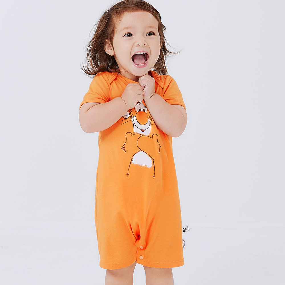 BABY 迪士尼Q彈連身包屁衣-跳跳虎 BABY 迪士尼Q彈連身包屁衣-跳跳虎