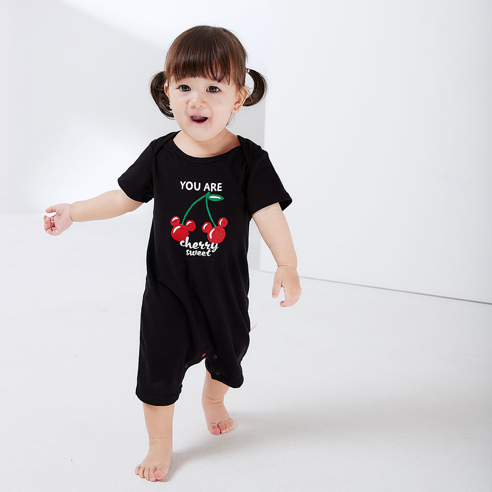 BABY迪士尼Q彈連身包屁衣-櫻桃米奇 BABY迪士尼Q彈連身包屁衣-櫻桃米奇