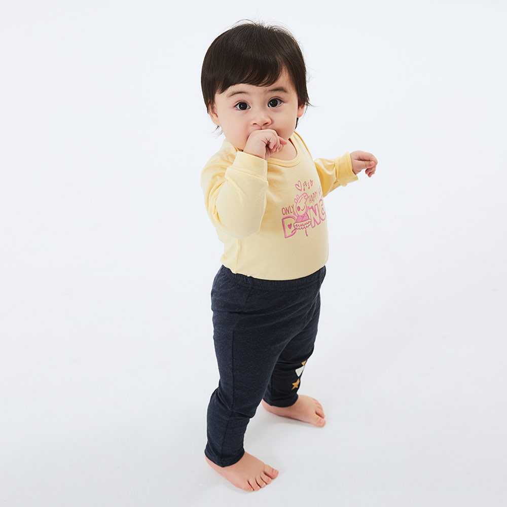 BABY 佩佩豬Q彈棉質長袖包屁衣-跳舞佩佩豬 BABY 佩佩豬Q彈棉質長袖包屁衣-跳舞佩佩豬