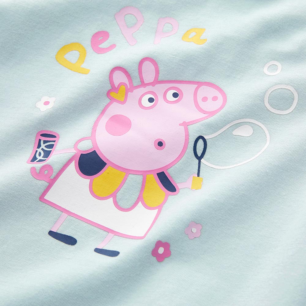 BABY 佩佩豬Q彈棉質長袖包屁衣-吹泡泡佩佩豬 BABY 佩佩豬Q彈棉質長袖包屁衣-吹泡泡佩佩豬