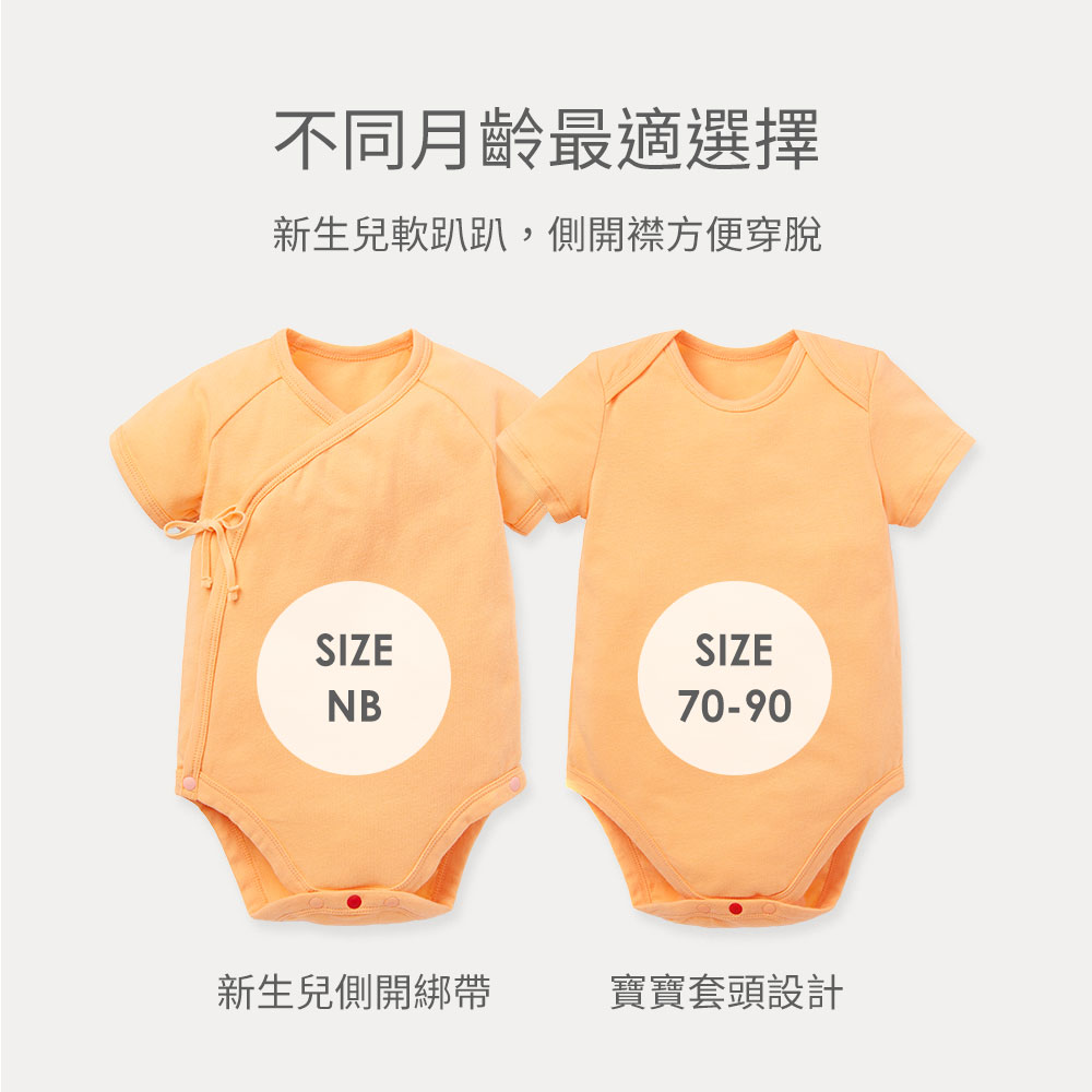 BABY Q彈棉質包屁衣(2入)-跳跳虎 BABY Q彈棉質包屁衣(2入)-跳跳虎