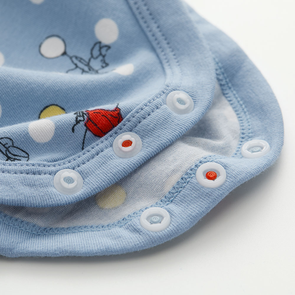 BABY Q彈棉質包屁衣(2入)-汽球維尼 BABY Q彈棉質包屁衣(2入)-汽球維尼