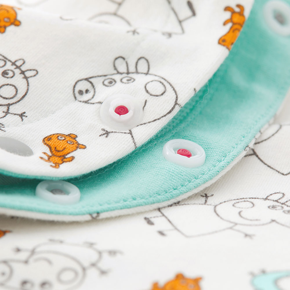 BABY Q彈棉質包屁衣(2入)-線稿佩佩豬 BABY Q彈棉質包屁衣(2入)-線稿佩佩豬