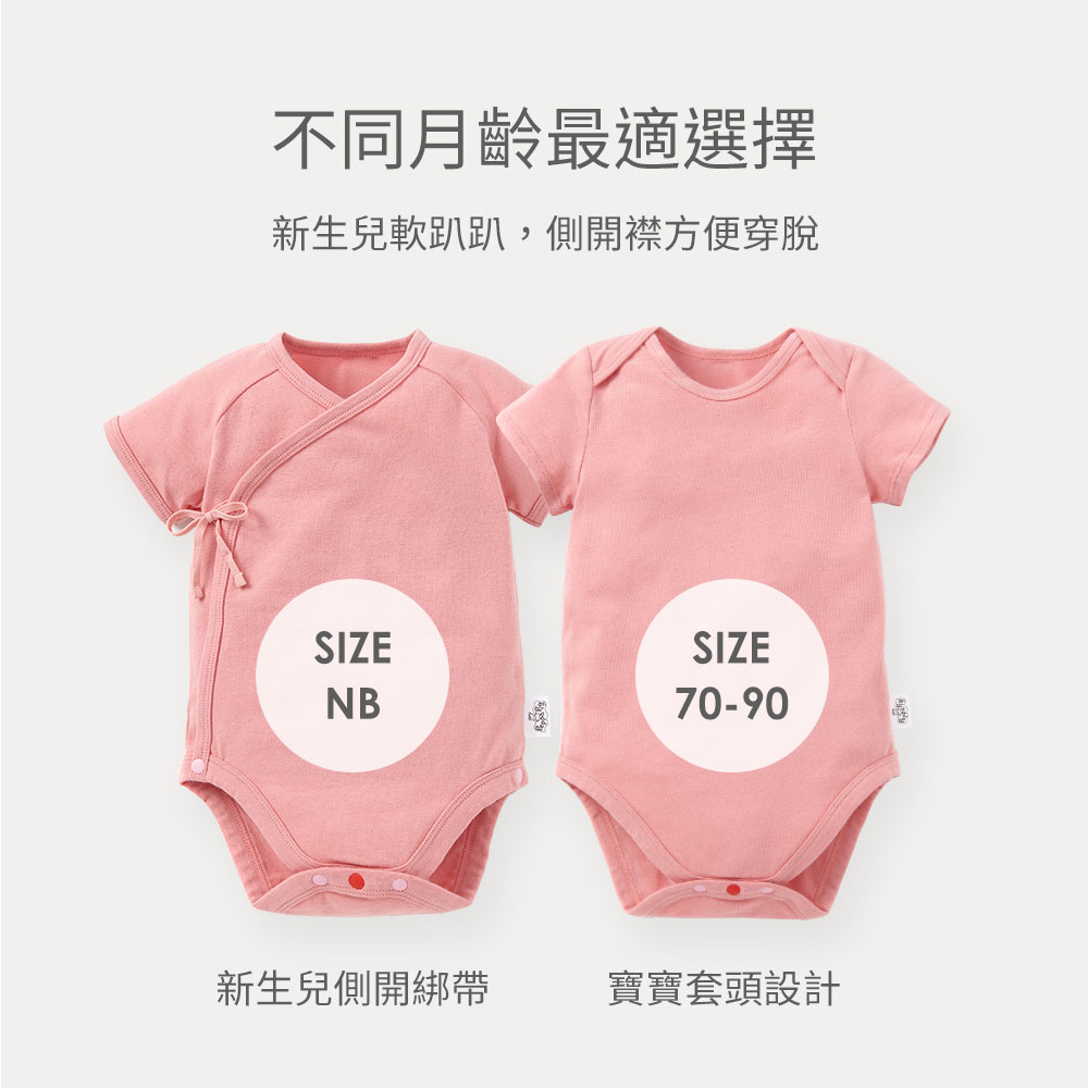 BABY Q彈棉質包屁衣(2入)-標籤佩佩豬