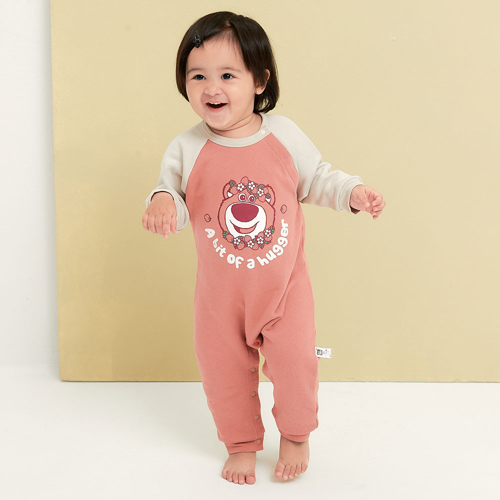 BABY 迪士尼毛圈長袖連身衣-熊抱哥 BABY 迪士尼毛圈長袖連身衣-熊抱哥