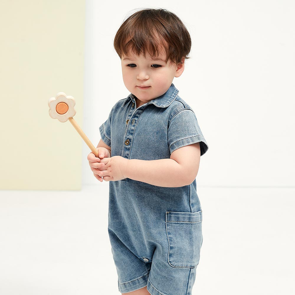 BABY 水洗牛仔連身包屁衣 BABY 水洗牛仔連身包屁衣