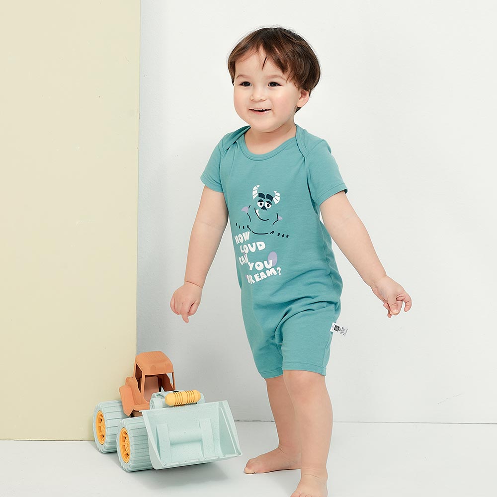 BABY 迪士尼Q彈連身包屁衣-毛怪 BABY 迪士尼Q彈連身包屁衣-毛怪