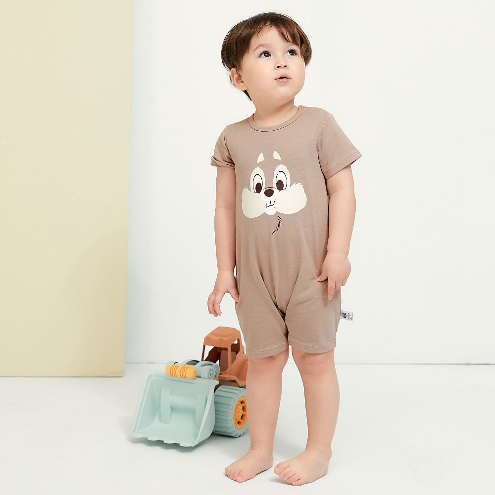 BABY迪士尼 棉質連身包屁衣-奇奇蒂蒂 BABY迪士尼 棉質連身包屁衣-奇奇弟弟