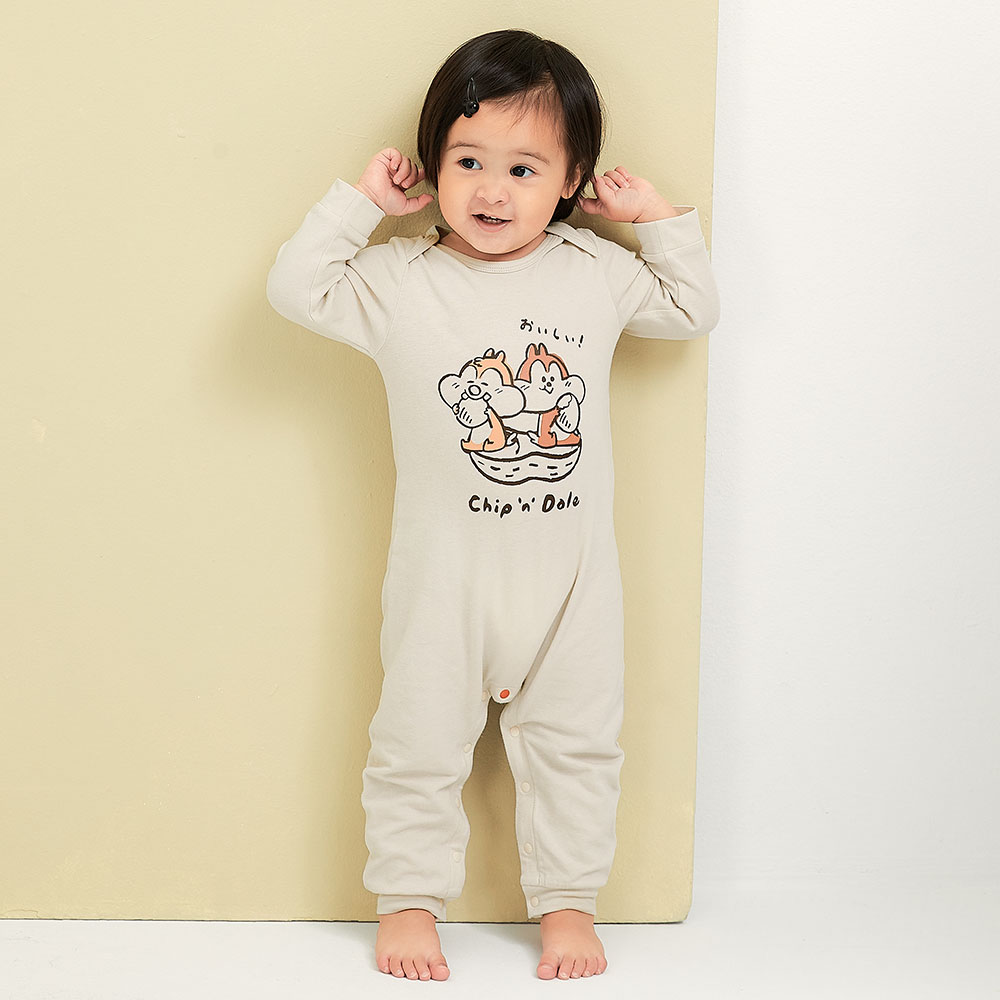 BABY 迪士尼長袖連身衣-奇奇蒂蒂 BABY 迪士尼長袖連身衣-奇奇蒂蒂
