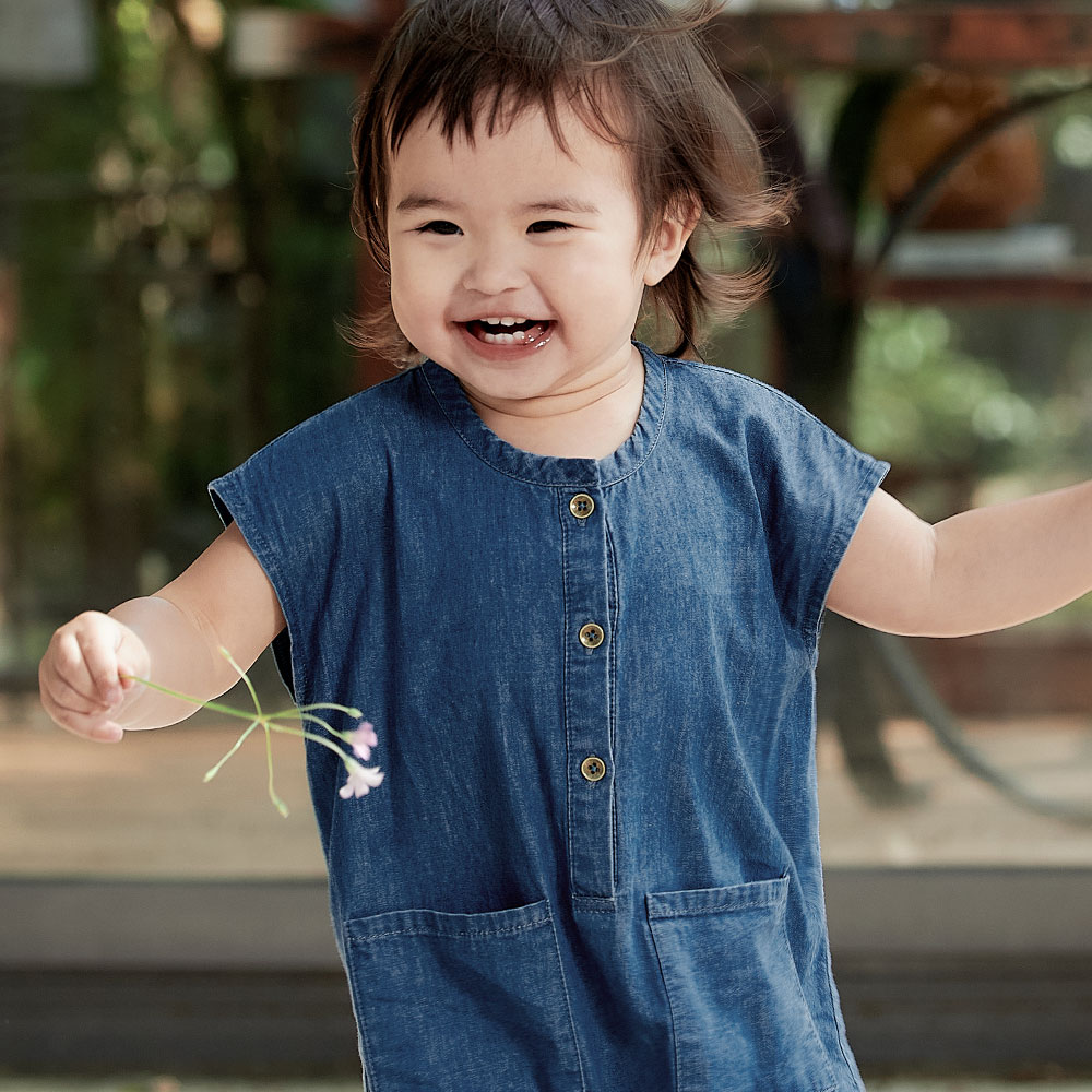 BABY 雙口袋連身包屁衣 BABY 雙口袋連身包屁衣