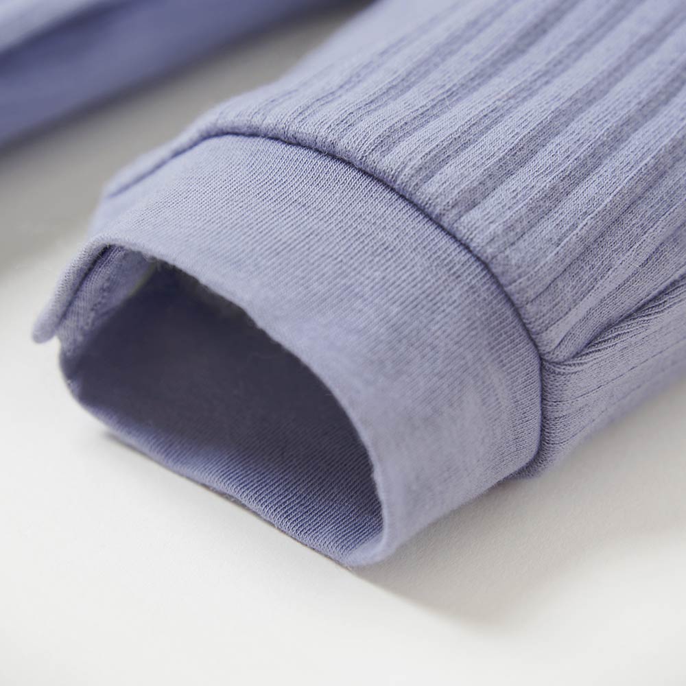 BABY百褶羅紋長袖連身衣 BABY百褶羅紋長袖連身衣